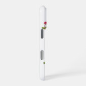 Planten en Stippen naadloos patroon iPhone Hoesje (Rechterkant)