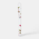 Planten en Stippen naadloos patroon iPhone Hoesje (Linkerkant)