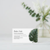 Planten en tuinen visitekaartje (Staand voorkant)