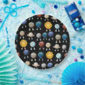 Planten en zonne-energie papieren bordje (Feest)