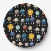 Planten en zonne-energie papieren bordje (Voorkant)