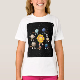 Planten en zonne-energie t-shirt