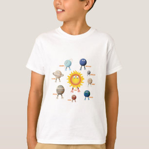 Planten en zonne-energie t-shirt