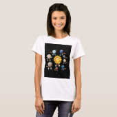 Planten en zonne-energie t-shirt (Voorkant volledig)
