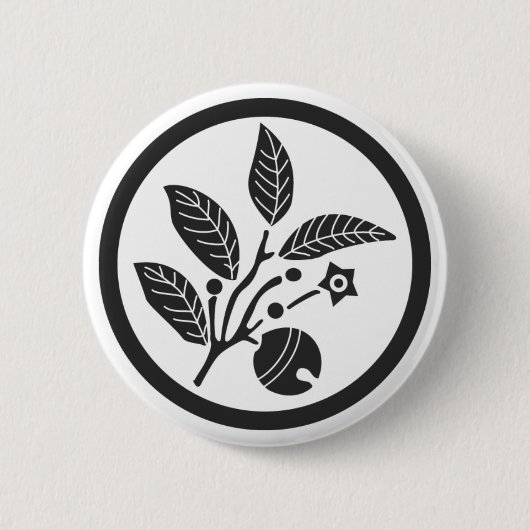 planten [Familiemensen] Ronde Button 5,7 Cm (Voorkant)