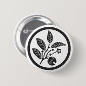 planten [Familiemensen] Ronde Button 5,7 Cm (Voorkant /achterkant)