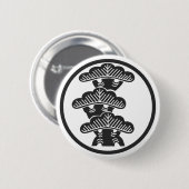 planten [Familiemensen] Ronde Button 5,7 Cm (Voorkant /achterkant)