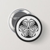 planten [Familiemensen] Ronde Button 5,7 Cm (Voorkant /achterkant)