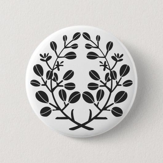 planten [Familiemensen] Ronde Button 5,7 Cm (Voorkant)