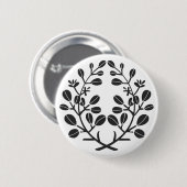 planten [Familiemensen] Ronde Button 5,7 Cm (Voorkant /achterkant)