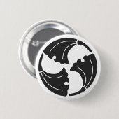 planten [Familiemensen] Ronde Button 5,7 Cm (Voorkant /achterkant)