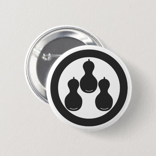 planten [Familiemensen] Ronde Button 5,7 Cm (Voorkant /achterkant)