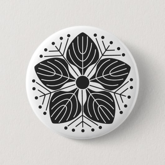 planten [Familiemensen] Ronde Button 5,7 Cm (Voorkant)