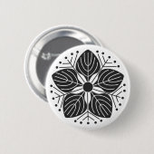 planten [Familiemensen] Ronde Button 5,7 Cm (Voorkant /achterkant)