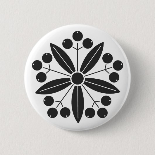 planten [Familiemensen] Ronde Button 5,7 Cm (Voorkant)