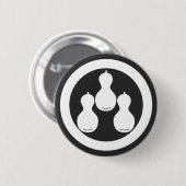 planten [Familiemensen] Ronde Button 5,7 Cm (Voorkant /achterkant)