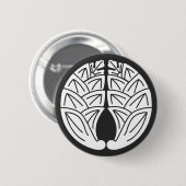planten [Familiemensen] Ronde Button 5,7 Cm (Voorkant /achterkant)