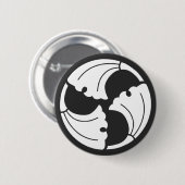 planten [Familiemensen] Ronde Button 5,7 Cm (Voorkant /achterkant)