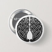 planten [Familiemensen] Ronde Button 5,7 Cm (Voorkant /achterkant)