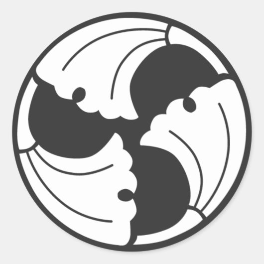 planten [Familiemensen] Ronde Sticker (Voorkant)