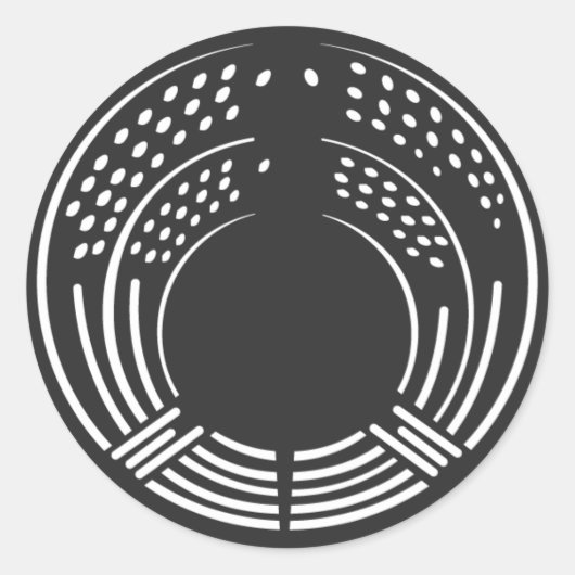 planten [Familiemensen] Ronde Sticker (Voorkant)