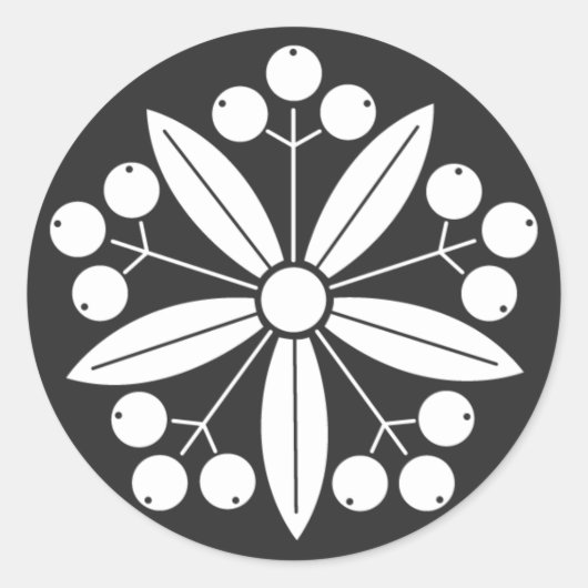 planten [Familiemensen] Ronde Sticker (Voorkant)