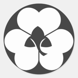 planten [Familiemensen] Ronde Sticker