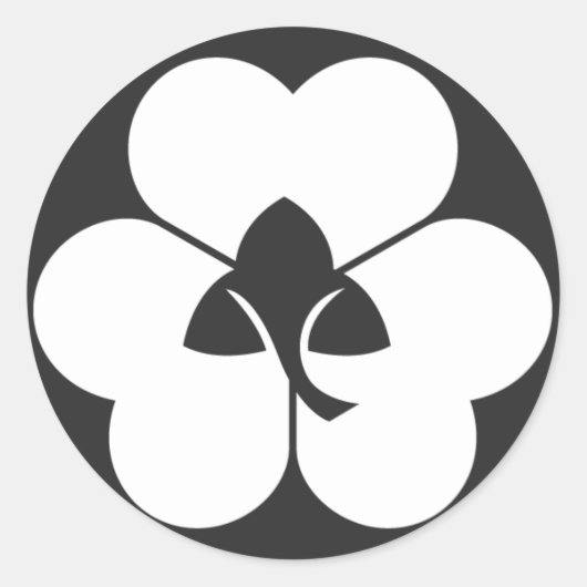 planten [Familiemensen] Ronde Sticker (Voorkant)