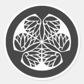 planten [Familiemensen] Ronde Sticker (Voorkant)