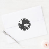 planten [Familiemensen] Ronde Sticker (Envelop)