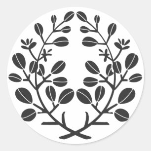 planten [Familiemensen] Ronde Sticker
