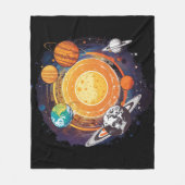 Planten Fleece Deken (Voorkant)