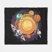 Planten Fleece Deken (Voorkant (Horizontaal))