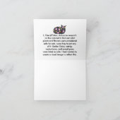 Planten Flowers Safe voor Cats Aangepaste notitiek Kaart (Binnen)