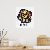 Planten Grappige Astronomie Noten Pun Poster (Keuken)