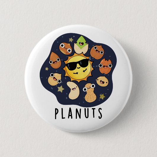 Planten Grappige Astronomie Noten Pun Ronde Button 5,7 Cm (Voorkant)