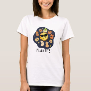 Planten Grappige Astronomie Noten Pun T-shirt