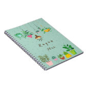 planten grote planner (8,5 x 11 inch) notitieboek (Rechterzijde)