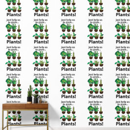 Planten helpen ons om Planten te kweken Behang