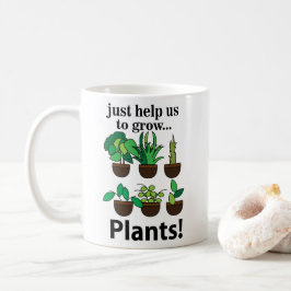 Planten helpen ons om Planten te kweken Koffiemok