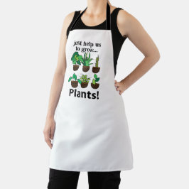 Planten helpen ons om Planten te kweken Schort