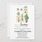 Planten Home Sweet Home Housewarming Party Kaart (Voorkant)