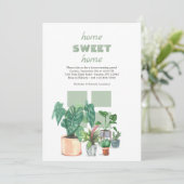 Planten Housewarming Kaart (Staand voorkant)