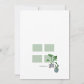 Planten Housewarming Kaart (Achterkant)