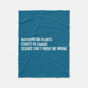 Planten Humor Grappige Tuinieren Sarcastische Quot Fleece Deken