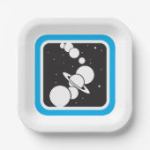 Planten in de ruimte papieren bordje (Voorkant)