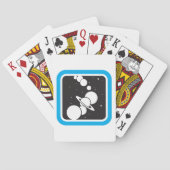 Planten in de ruimte pokerkaarten (Achterkant)