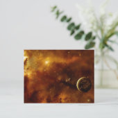 Planten in een nevel briefkaart (Staand voorkant)