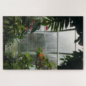 Planten in Greenhouse op regendag Legpuzzel (Horizontaal)