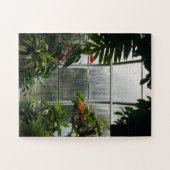 Planten in Greenhouse op regendag Legpuzzel (Horizontaal)